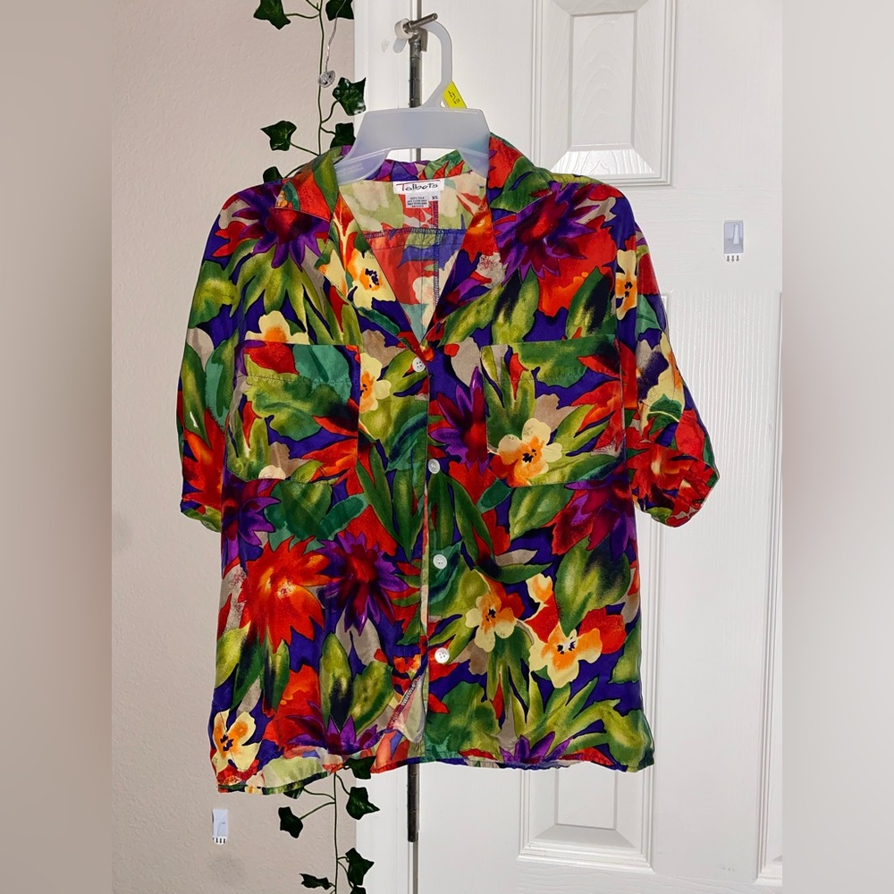 Vintage floral button up